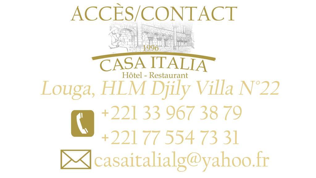 Hotel Casa Italia Louga Exterior foto